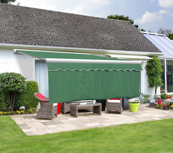 6m Dropdown Plain Green Valance (1m Drop) 1 6m Dropdown Plain Green Valance (1m Drop)