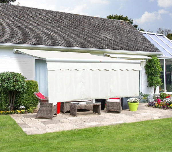 4.5m Dropdown Plain Ivory Valance (1m Drop) 1 4.5m Dropdown Plain Ivory Valance (1m Drop)