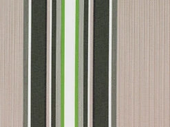 Multi Stripe Polyester Cover For 6.0m X 3m Awning Includes Valance