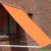 1.5m Half Cassette Drop Arm Awning, Terracotta