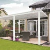 16ft X 10ft White Veranda Garden Canopy - Primrose™