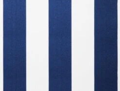 Blue And White Polyester Cover For 2m X 1.5m Awning Includes Valance