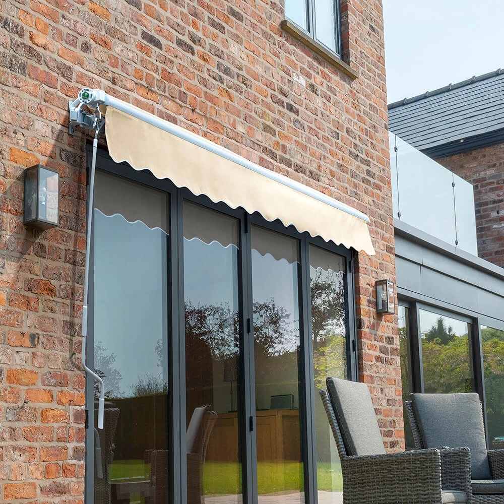 3.0m Budget Manual Awning, Ivory 5 3.0m Budget Manual Awning, Ivory - Image 5