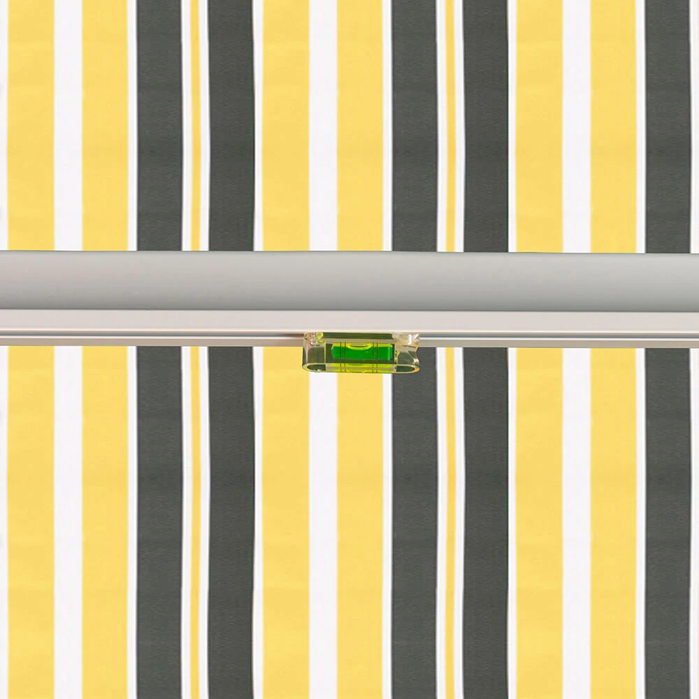 2.5m Budget Manual Awning, Yellow And Grey 6 2.5m Budget Manual Awning, Yellow And Grey - Image 6