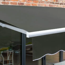 2m Budget Manual Awning, Charcoal -Primrose Awnings Budget awn charcoal 6