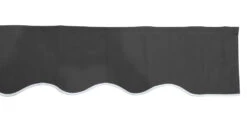 3m Charcoal Valance - Wavy