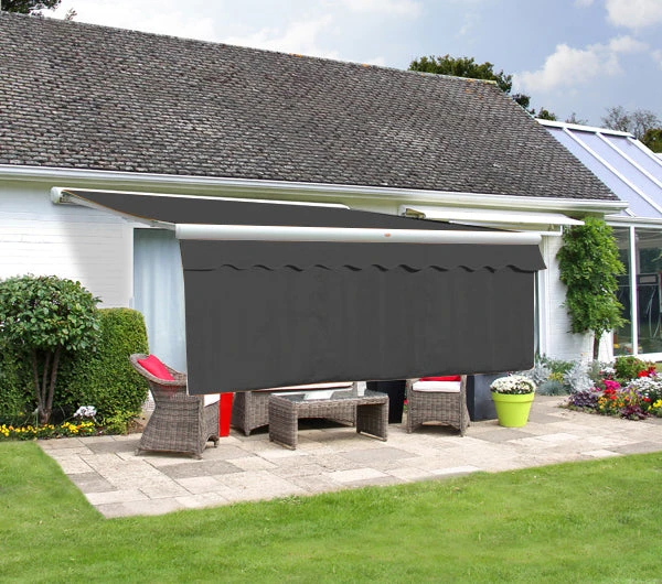 6m Dropdown Charcoal Valance (1m Drop) 1 6m Dropdown Charcoal Valance (1m Drop)