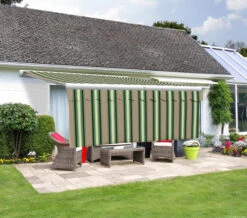 2.5m Dropdown Multi Stripe Valance (1m Drop)