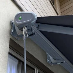 5.0m Full Cassette Electric Plain Dark Blue Awning (Charcoal Cassette) -Primrose Awnings Full 20Casette awn Plain 20dark 20blue 2 552683fb 7edb 4ecf ae50 42d3029448ae