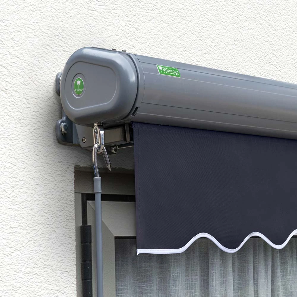 3.0m Full Cassette Electric Plain Dark Blue Awning (Charcoal Cassette) 3 3.0m Full Cassette Electric Plain Dark Blue Awning (Charcoal Cassette) - Image 3