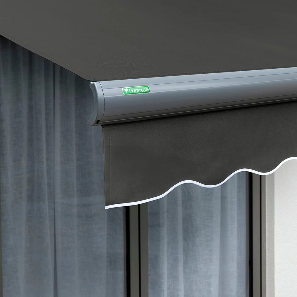 5.0m Full Cassette Electric Charcoal Awning (Charcoal Cassette) 4 5.0m Full Cassette Electric Charcoal Awning (Charcoal Cassette) - Image 4