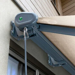 3.0m Full Cassette Electric Ivory Awning (Charcoal Cassette) 10 3.0m Full Cassette Electric Ivory Awning (Charcoal Cassette) -Primrose Awnings Full 20Casette black ivory 3