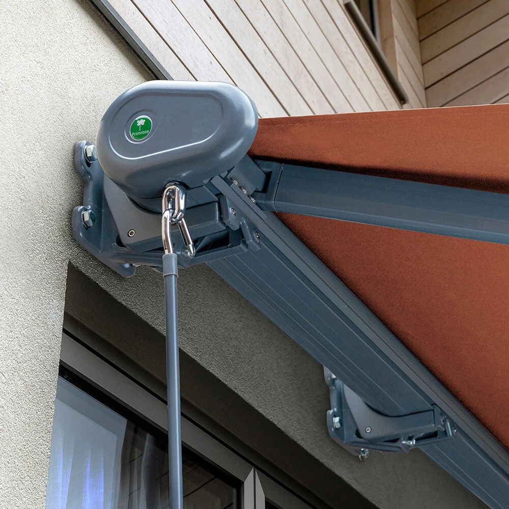 5.0m Full Cassette Electric Terracotta Awning (Charcoal Cassette) 5 5.0m Full Cassette Electric Terracotta Awning (Charcoal Cassette) - Image 5