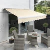 3.5m Full Cassette Electric Awning, Ivory