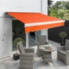 2.5m Full Cassette Manual Awning, Terracotta