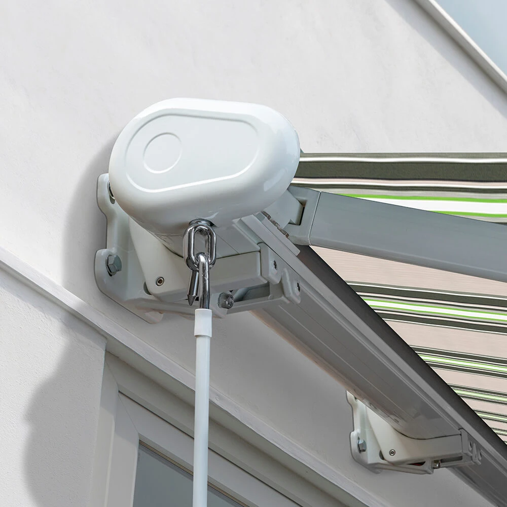 6m Full Cassette Electric Awning, Multi Stripe 4 6m Full Cassette Electric Awning, Multi Stripe - Image 4