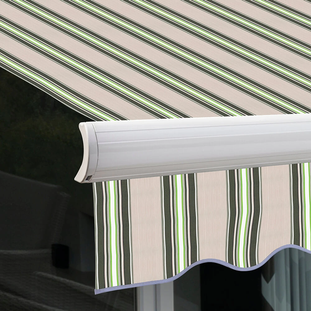 5.0m Full Cassette Manual Awning, Multi Stripe Polyester 6 5.0m Full Cassette Manual Awning, Multi Stripe Polyester - Image 6