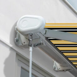 3.5m Full Cassette Manual Awning, Yellow And Grey Stripe 9 3.5m Full Cassette Manual Awning, Yellow And Grey Stripe -Primrose Awnings Full 20Cassette Yellow 20and 20Grey 3 80f95587 3926 43fa 9011 13c3d2769443