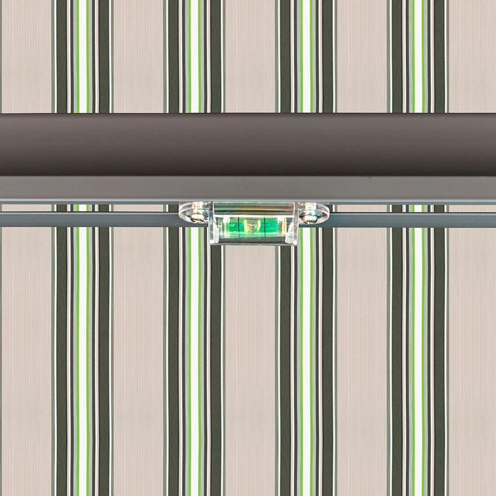 3.5m Half Cassette Manual Multistripe Awning (Charcoal Cassette) 5 3.5m Half Cassette Manual Multistripe Awning (Charcoal Cassette) - Image 5