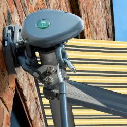 2.5m Half Cassette Manual Yellow And Grey Awning (Charcoal Cassette) 13 2.5m Half Cassette Manual Yellow And Grey Awning (Charcoal Cassette) -Primrose Awnings Half 20Casette 20Black Yellow 20and 20Grey 5