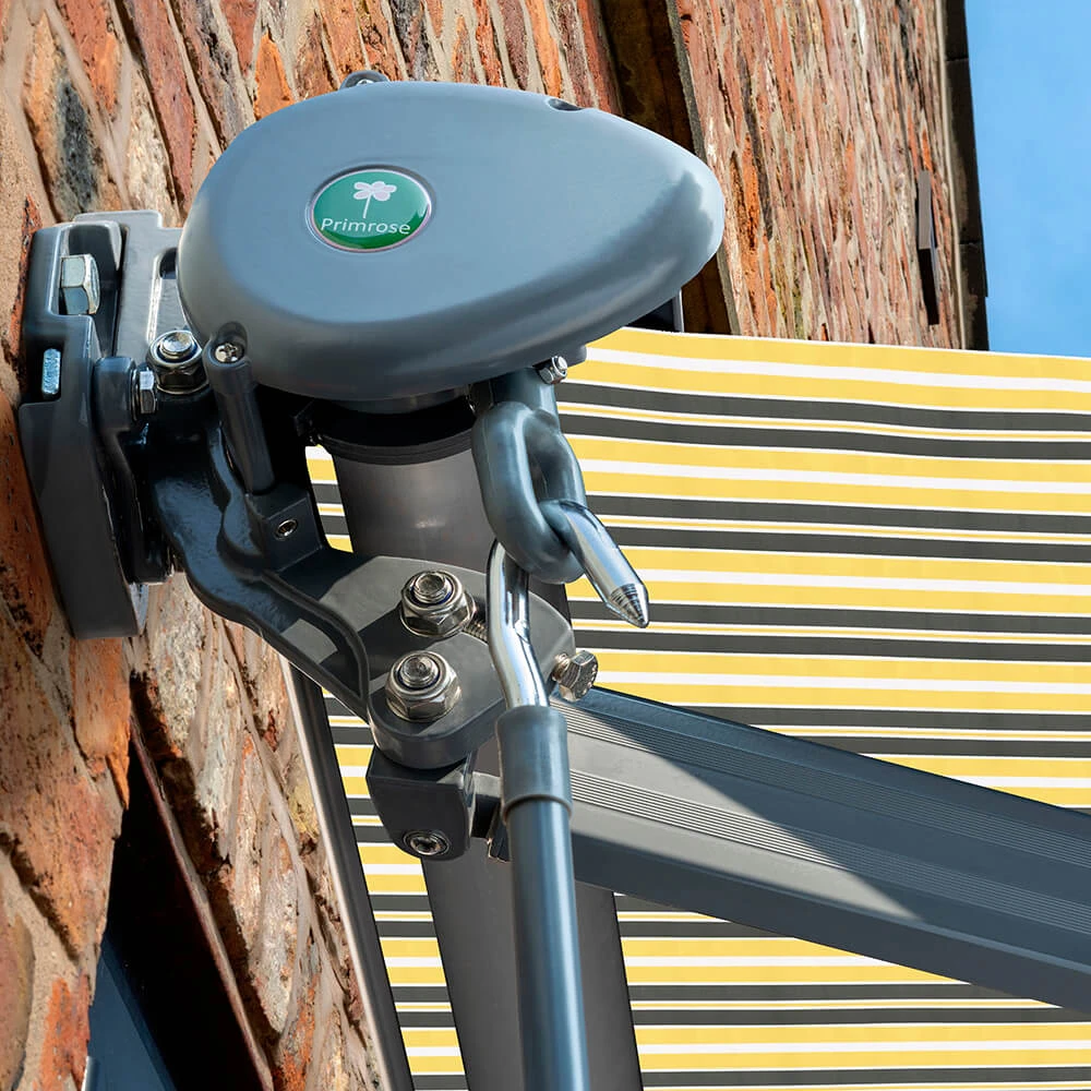 3.5m Half Cassette Manual Yellow And Grey Awning (Charcoal Cassette) 7 3.5m Half Cassette Manual Yellow And Grey Awning (Charcoal Cassette) - Image 7