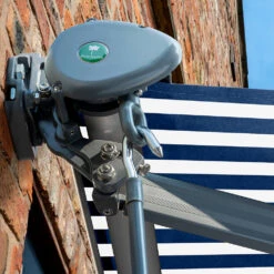 3m Half Cassette Electric Blue And White Awning (Charcoal Cassette) 13 3m Half Cassette Electric Blue And White Awning (Charcoal Cassette) -Primrose Awnings Half 20Casette 20Black blue and white sml 5 74e0e3af 01a7 48c1 9089 10a582b3a696