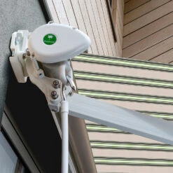 4.5m Half Cassette Electric Awning, Multi Stripe 10 4.5m Half Cassette Electric Awning, Multi Stripe -Primrose Awnings Half 20Casette 20White AWNCVR14 20Multistripe 2 5bb855dc d5cd 4d13 8f0d 2a54394102a5