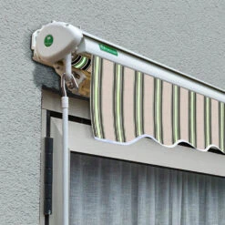 2.5m Half Cassette Electric Patio Awning, Multi Stripe 8 2.5m Half Cassette Electric Patio Awning, Multi Stripe -Primrose Awnings Half 20Casette 20White AWNCVR14 20Multistripe 3 c0bbd3c0 dcf3 4f1d 80a7 a9cfc262df06