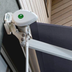 3.5m Half Cassette Manual Awning, Plain Dark Blue -Primrose Awnings Half 20Casette 20White Plain Blue 2 e079402d c9ac 492a 946d a24140fcf693