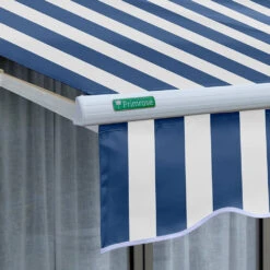 2.0m Half Cassette Electric Awning, Blue And White Stripe 11 2.0m Half Cassette Electric Awning, Blue And White Stripe -Primrose Awnings Half 20Casette 20White blue and white sml 4 f4675dcf 637e 40db bdae 6a45e8c101c4