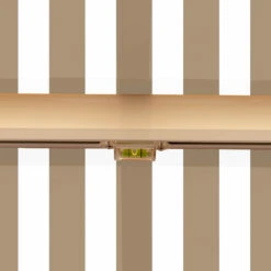 3.5m Half Cassette Electric Awning, Mocha Brown And White Stripe 13 3.5m Half Cassette Electric Awning, Mocha Brown And White Stripe -Primrose Awnings Half 20Casette 20White brown white swatch 6 b5c52854 c494 421f aa6e a85b4208b020