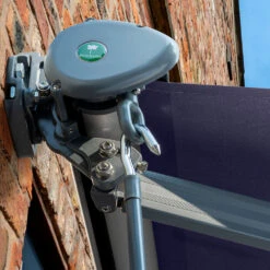 3.5m Half Cassette Manual Plain Dark Blue Awning (Charcoal Cassette) -Primrose Awnings Half 20Casette plain dark blue 2 90161b6d e623 4761 bc3a 2a71181fe52c