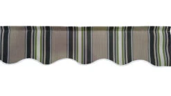 5m Multi Stripe Valance - Wavy