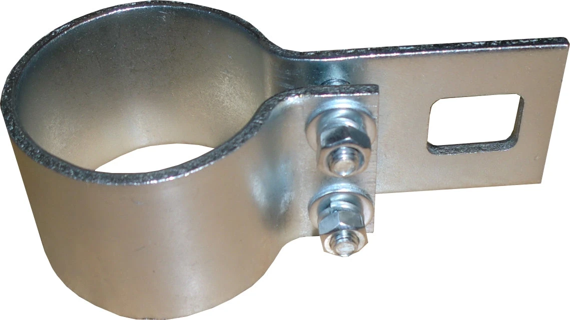 Galvanised Bracket Clamp - For 48mm Diameter Shade Sail Poles 1 Galvanised Bracket Clamp - For 48mm Diameter Shade Sail Poles