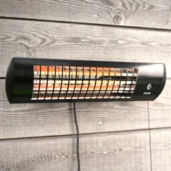 1.8kW IPX4 Wall Mounted Infrared Patio Heater With 3 Power Settings By Heatlab®