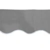 3.5m Silver Valance - Wavy