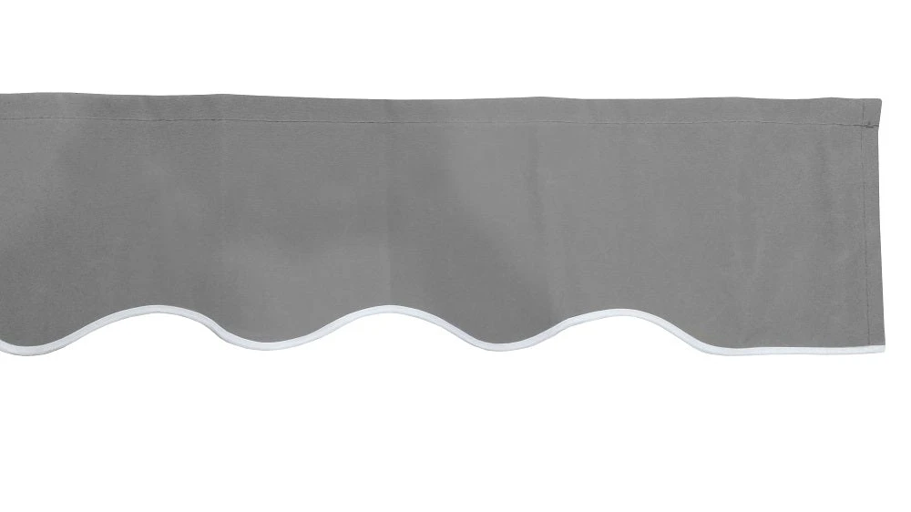 4m Silver Valance - Wavy 1 4m Silver Valance - Wavy