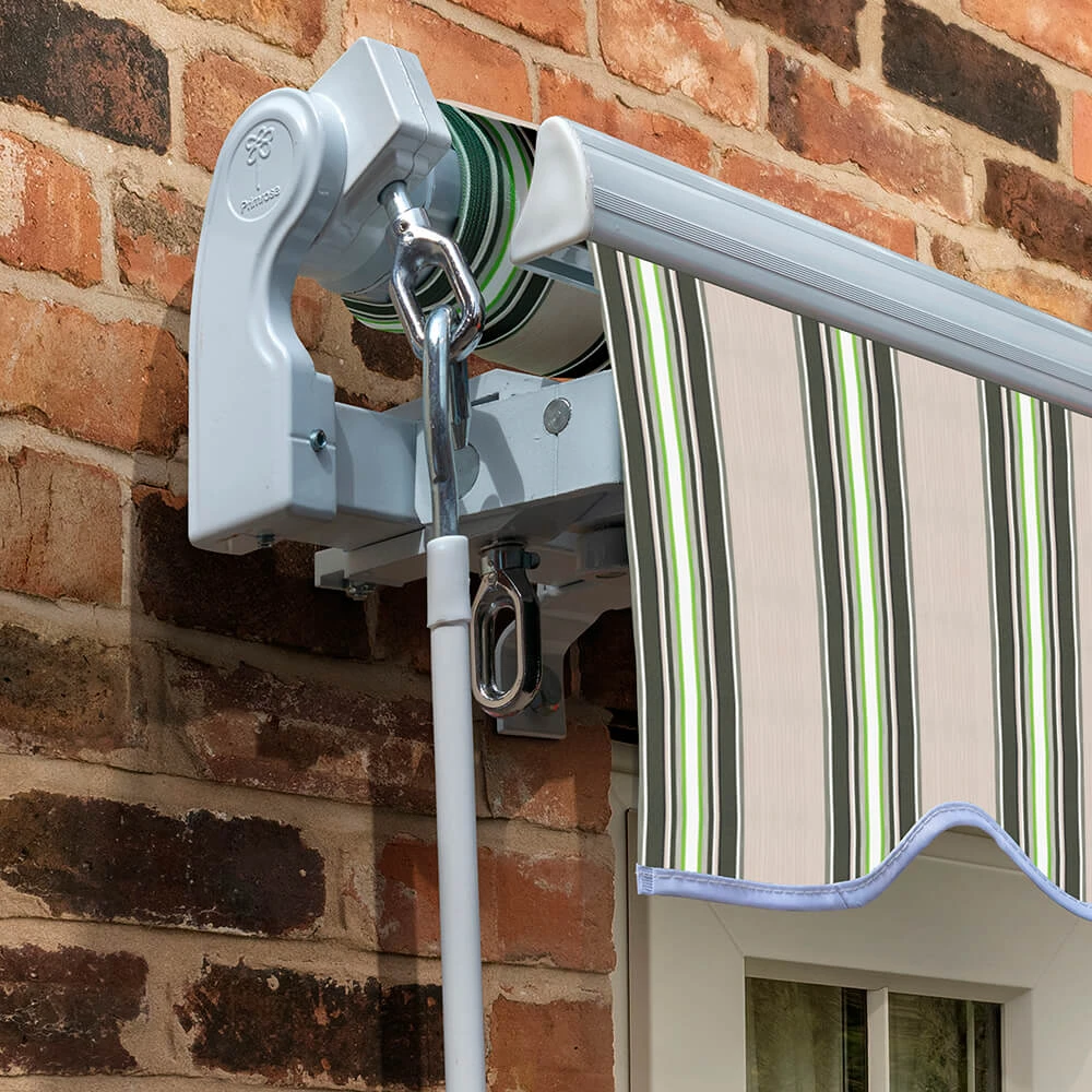 3.0m Standard Manual Awning, Multi Stripe 2 3.0m Standard Manual Awning, Multi Stripe - Image 2