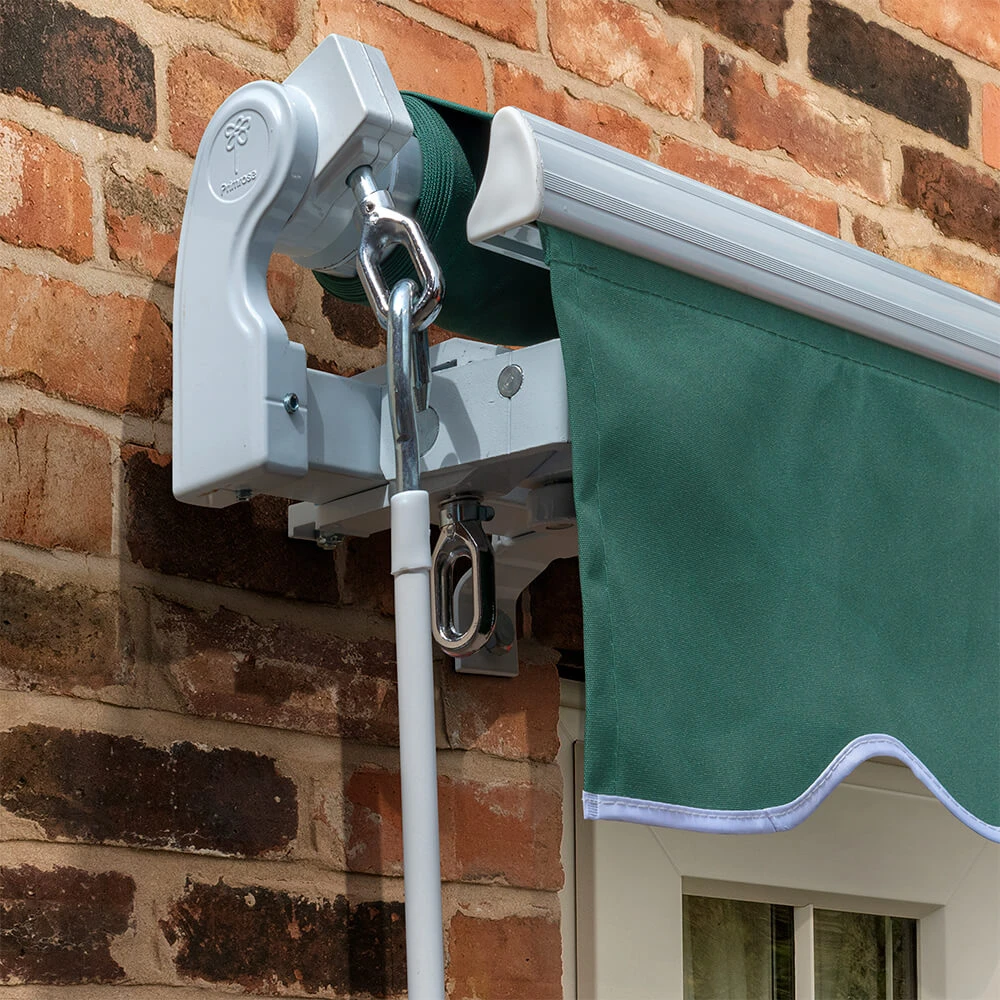 3.0m Standard Manual Awning, Plain Green 3 3.0m Standard Manual Awning, Plain Green - Image 3
