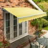4.0m Standard Manual Awning, Lemon Yellow