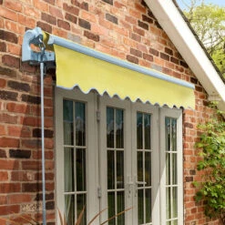 2.0m Standard Manual Awning, Lemon Yellow -Primrose Awnings Standard lemon yellow colour 6 30e43aab 342d 4c8e 865b 2dfc005afea3