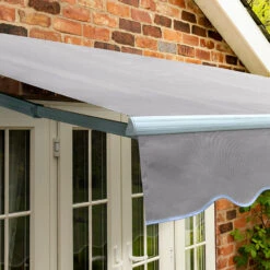 2.5m Standard Manual Awning, Silver 10 2.5m Standard Manual Awning, Silver -Primrose Awnings Standard silver colour 1 4180d1b1 b749 43b8 9d9a db93f7253b7d