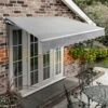 4.5m Standard Manual Awning, Silver