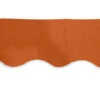 3.5m Terracotta Valance - Wavy