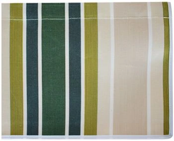 3.0m Green Stripe Valance - Straight 1 3.0m Green Stripe Valance - Straight