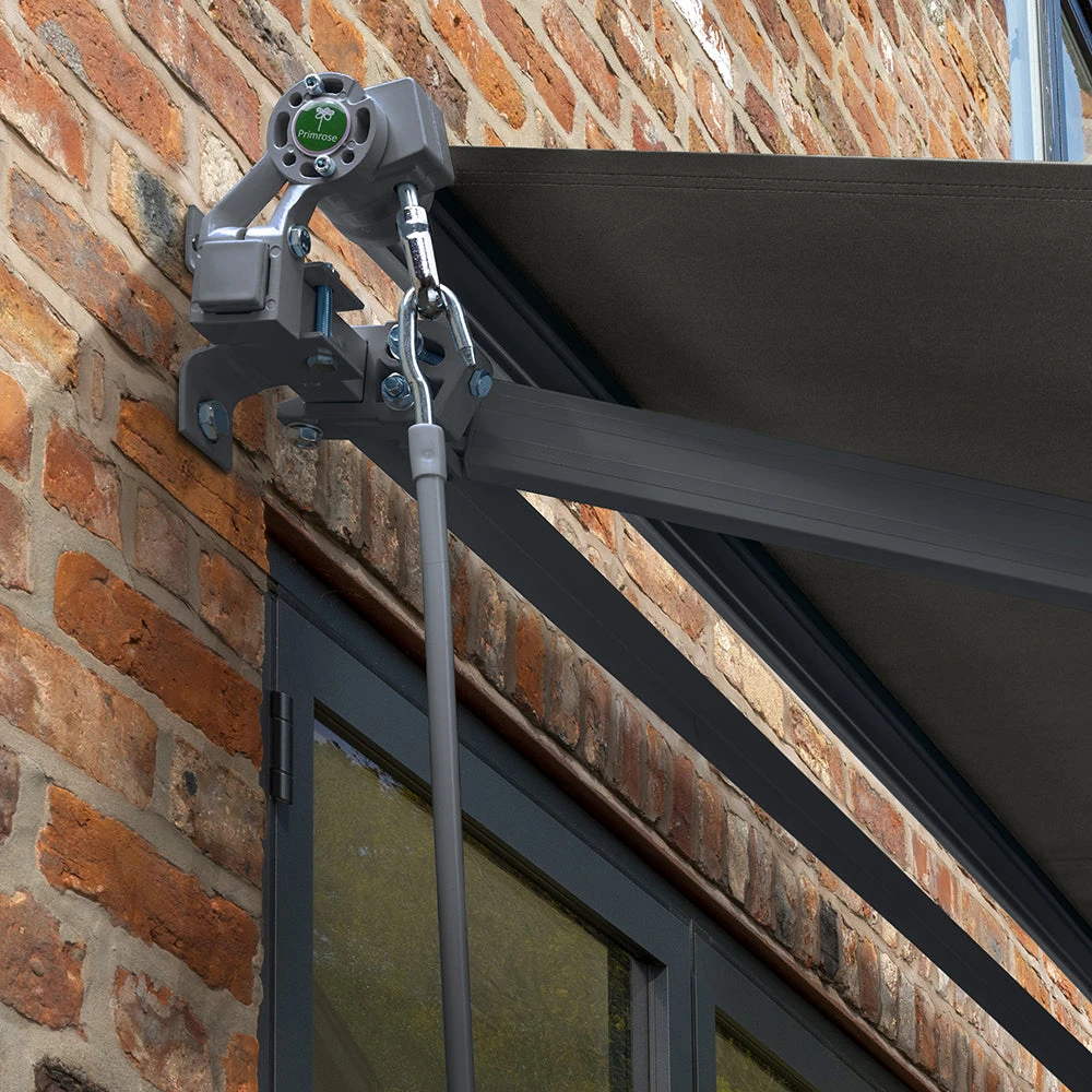 2.5m Budget Manual Charcoal Awning (Charcoal Cassette) 5 2.5m Budget Manual Charcoal Awning (Charcoal Cassette) - Image 5
