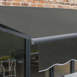 2.5m Budget Manual Charcoal Awning (Charcoal Cassette) 12 2.5m Budget Manual Charcoal Awning (Charcoal Cassette) -Primrose Awnings awn budget charcoal charcoal 6