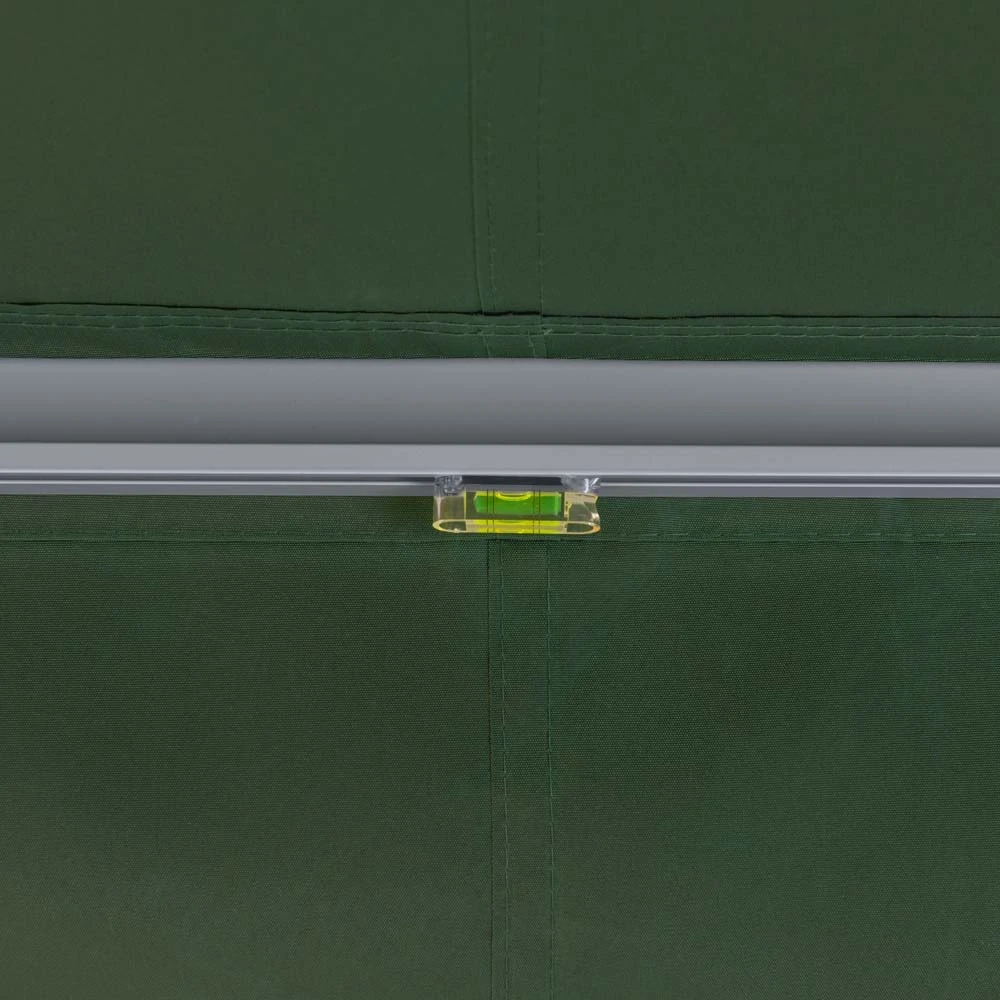2.5m Budget Manual Plain Green Awning (Charcoal Cassette) 7 2.5m Budget Manual Plain Green Awning (Charcoal Cassette) - Image 7