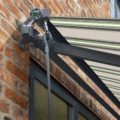 3.5m Budget Manual Multistripe Awning (Charcoal Cassette) -Primrose Awnings awn budget charcoal multistripe 3 916006eb 8a54 43ae 9851 1752857f2cce