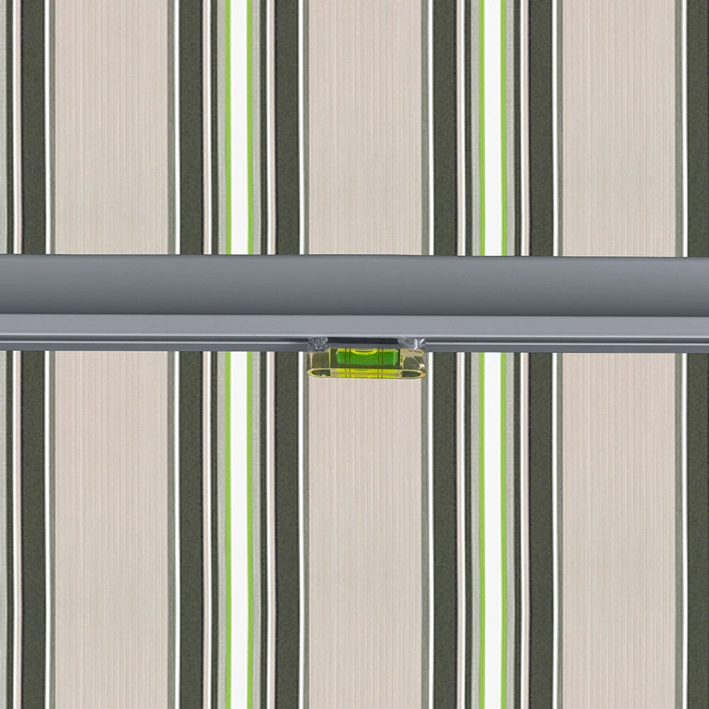 3m Budget Manual Multistripe Awning (Charcoal Cassette) 7 3m Budget Manual Multistripe Awning (Charcoal Cassette) - Image 7